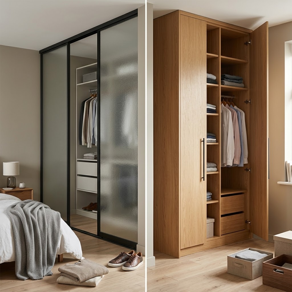 Шкаф-купе vs распашной шкаф в 2026: что удобнее, тише и долговечнее в реальной эксплуатации