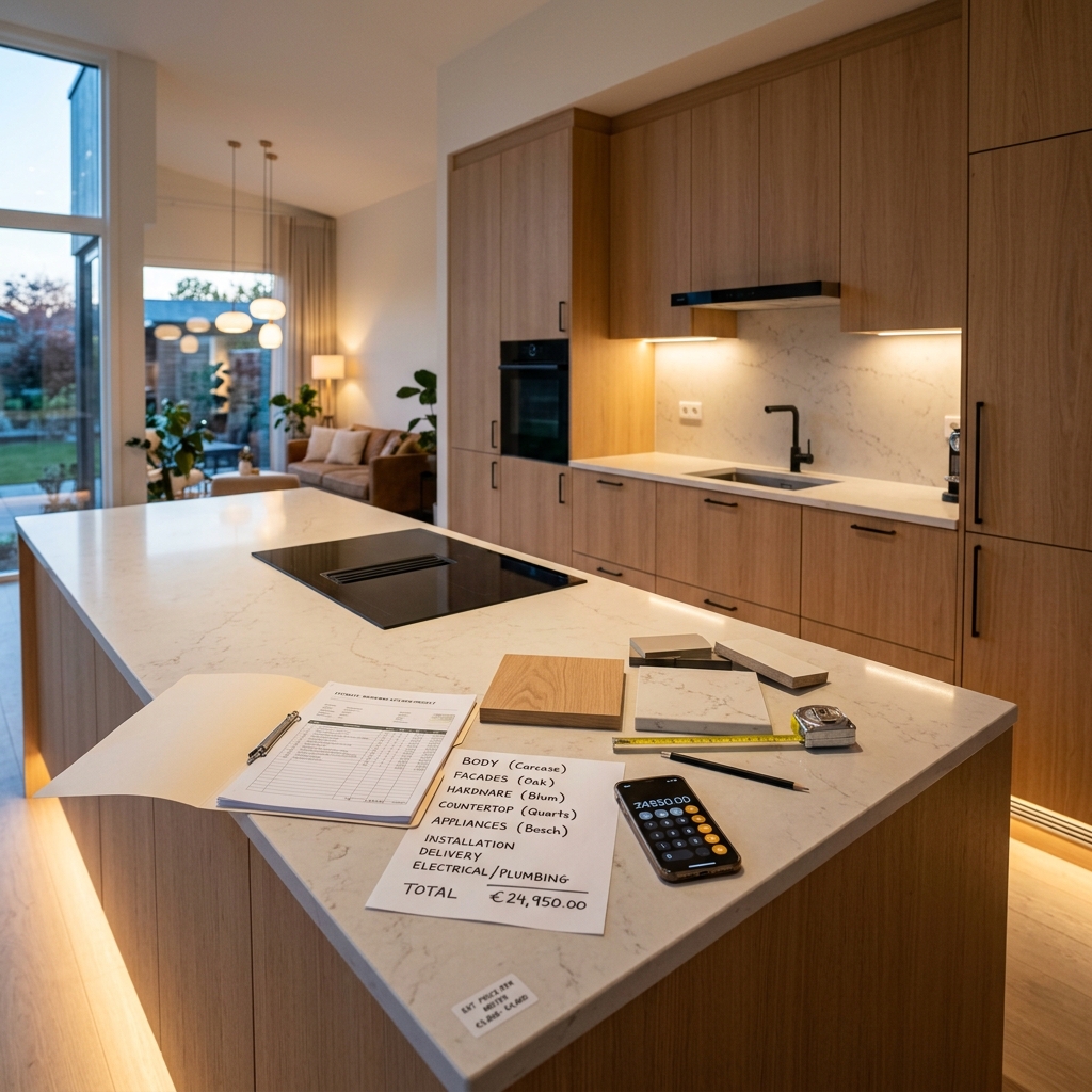 Кухня на заказ: где заканчивается цена «за метр» и начинается реальная смета — показываем структуру стоимости без магии